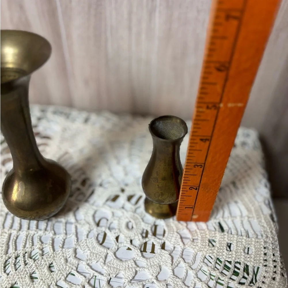 Elegant Brass Vases Small